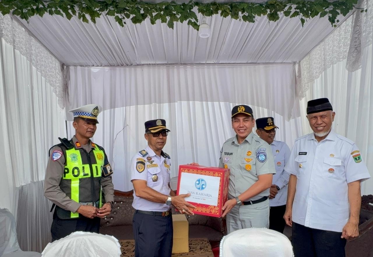 Jasa Raharja Sumatera Barat Bersama Gubernur Sumbar Dan Stakeholder Terkait Monitoring Pos PAM Lebaran 1447 H, Perkuat Sinergi Pastikan Arus Mudik Aman dan Lancar