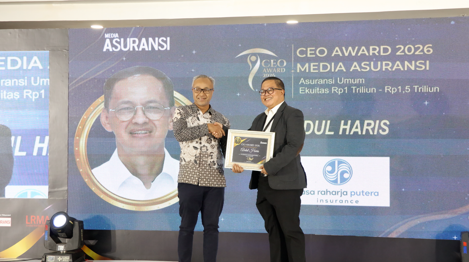 Direktur Utama PT Jasaraharja Putera Raih Penghargaan Best CEO Pada Ajang CEO Award & Unitlink Award 2026