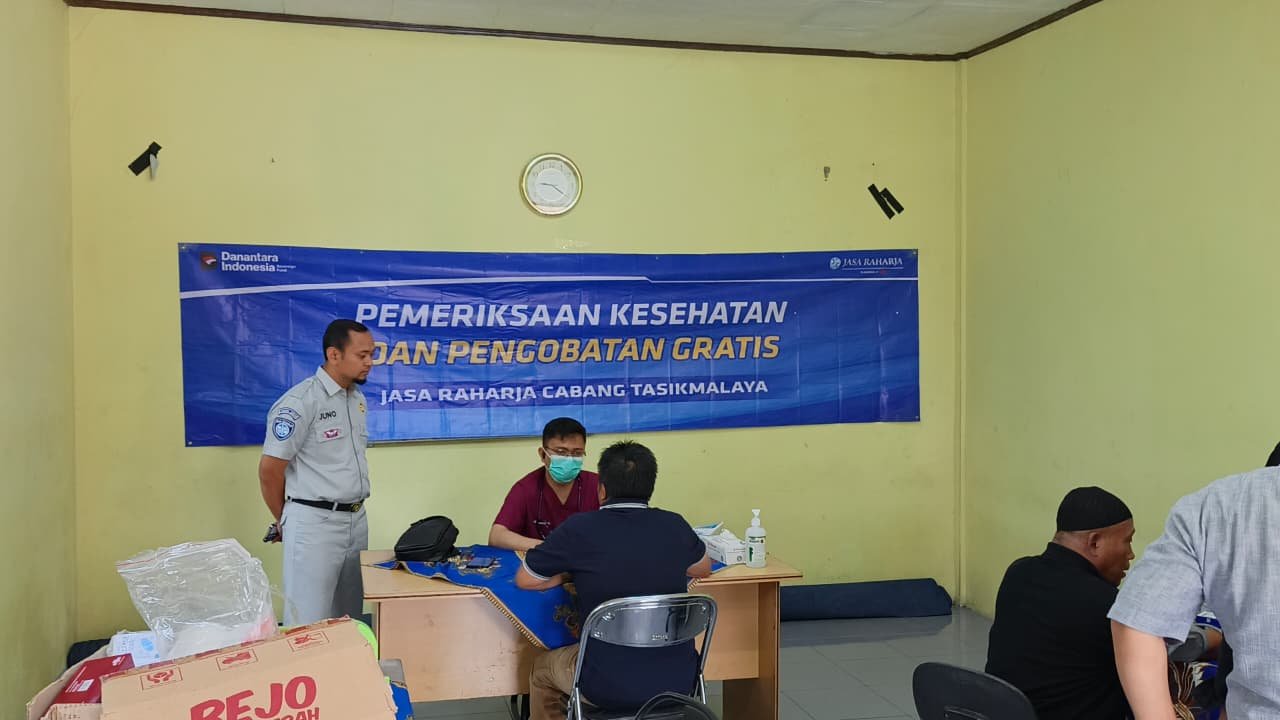 Jasa Raharja Cabang Tasikmalaya Gelar MUKL dengan Layanan Kesehatan Gratis bagi Kru PO Doa Ibu